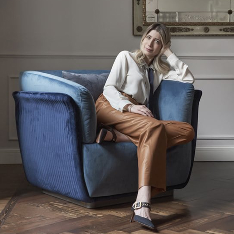 意大利Capital Collection ALLURE 沙發(fā)休閑扶手椅 BOATTOMARTINO 輕奢極簡(jiǎn)