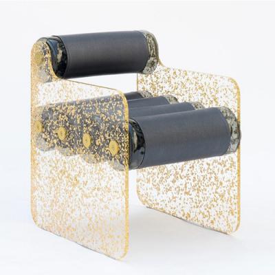 多款法國(guó)透明亞克力 Mojow 餐椅扶手椅休閑沙發(fā)椅Olivier Santini家具