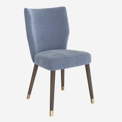 2款意大利金色腳實(shí)木軟休餐椅 Laskasas全不銹鋼腳椅Guerra Vanni 格拉·瓦尼新中式古典輕奢椅