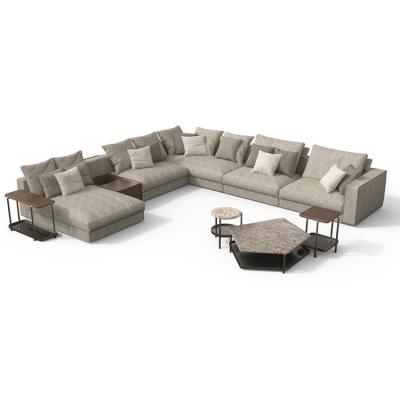 3款意大利Zanotta 茶幾面組合沙發(fā)Carlo Colombo五金實(shí)木極簡現(xiàn)代華奢酒店會所家庭