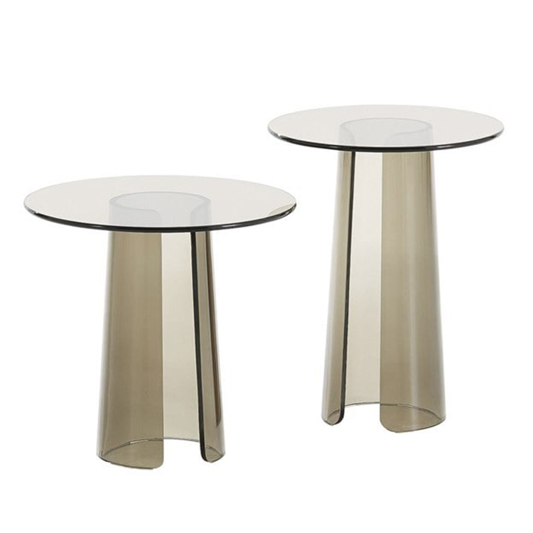 四款波莉弗母亞克力透明茶幾輕盈Calligaris 花面邊幾Jean-Marie Massaud設計盧吉家具