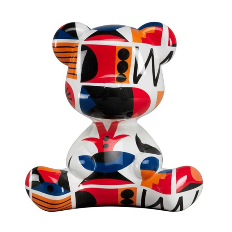 五款裝飾物Stefano玻璃鋼彩繪凱波Qeeboo小熊兔子貓洞狗窩Aki Kuroda室內(nèi)外