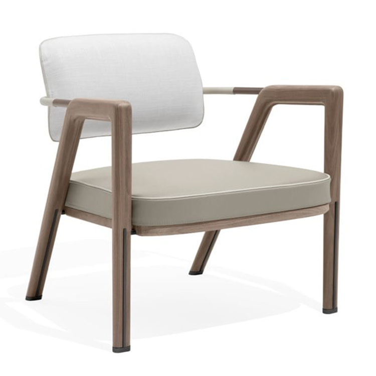 3款m2atelier新中式意式實(shí)木五金布藝沙發(fā)Porada 單人雙人沙發(fā)休閑椅Giuseppe Viganò