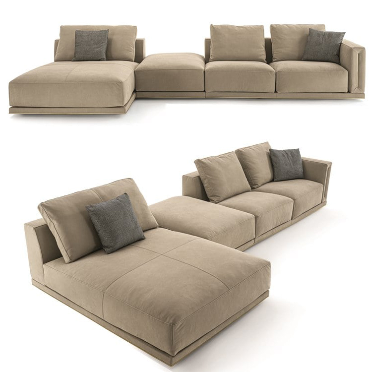 4款Longhi隆吉意大利輕奢雙人多人轉(zhuǎn)角沙發(fā)Giuseppe Viganò極簡意式不銹鋼