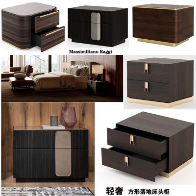 2024年11款BAXTER床頭柜茶幾 巴克斯特Draga & Aurel不銹鋼實木大理石Gabriele奢  華意大利意式輕奢