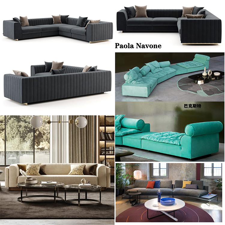 2024年9款Paola Navone新品BAXTER三人Flexform四人多人Laskasas組合U型包圍  Zanotta沙發(fā)Antonio Citterio