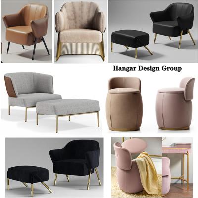 2024年十款ROSSATO餐椅洽談椅小型休閑椅Djordje Cukanovic不銹鋼實(shí)木金色化妝椅