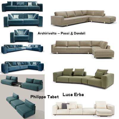 十款BAXTER巴克斯特Minotti米洛提Paola Navone多人位沙發(fā)Luca Erba國際品牌Cassina卡西納