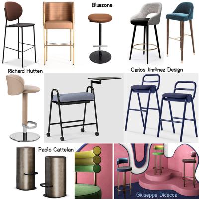 2025年款上市十款吧椅Paolo Nesi 藝術(shù)Laskasas高腳凳Bluezone輕奢凳子