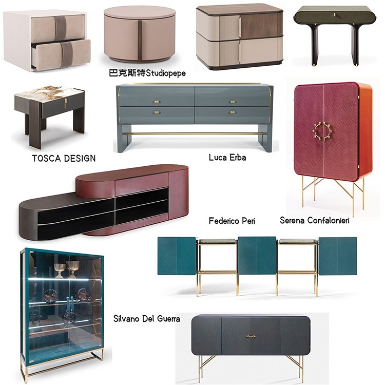 10款最新設(shè)計(jì)巴克斯特柜類(lèi)家具Studiopepe床頭柜Luca Erba 酒柜餐柜展示柜
