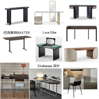 十款新品BAXTER巴克斯特多功能家用商用寫(xiě)字臺(tái)Luca Erba辦公室化妝臺(tái)Minotti米洛提Nendo書(shū)柜
