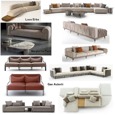 8款Luca Erba新品Marelli馬雷利沙發(fā)Laskasas 雙人多人酒店會所書店輕奢沙發(fā)