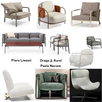 十款意大利BeB設(shè)計(jì)師Paola Navone餐椅休閑沙發(fā)輕奢巴克斯特茶幾桌