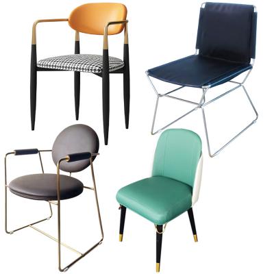 5款實物 意大利設(shè)計休閑餐椅 意式輕奢極極簡不銹鋼 GIULIA GRILLO朱利婭格里羅  INTELLECTUAL智力