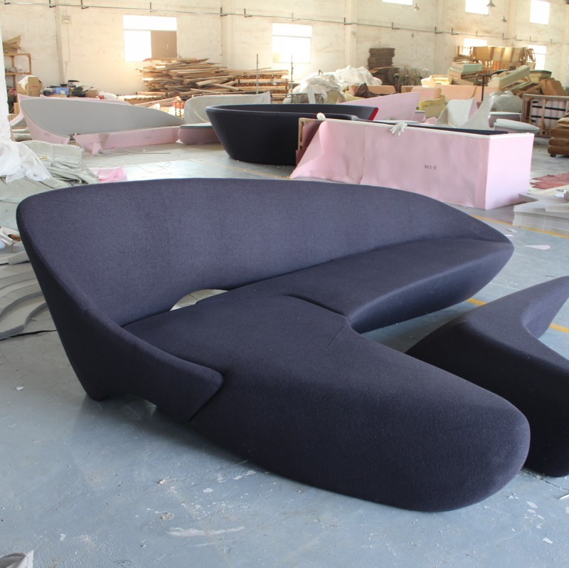 布藝多款月亮沙發(fā)Lueasygi MOON SOFA 扎哈. 哈迪德 玻璃鋼內(nèi)架不變形耐用可定制顏色