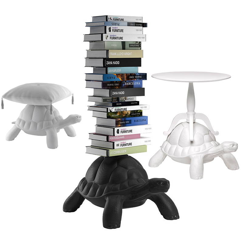 Qeeboo 多款 烏龜系列家居Turtle Carry 飾物珠寶盒落地?zé)敉斜P小茶幾花瓶書架凳子桌子可拆裝外貿(mào)大批量產(chǎn)小禮物家裝必備