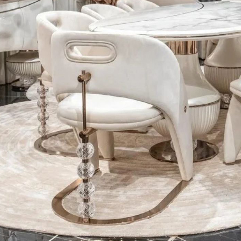 十款國際大咖設(shè)計椅子Reda Amalou 小號休閑椅餐椅奢華實木輕奢椅耐看 第一次看到航海繩編制椅 很好奇