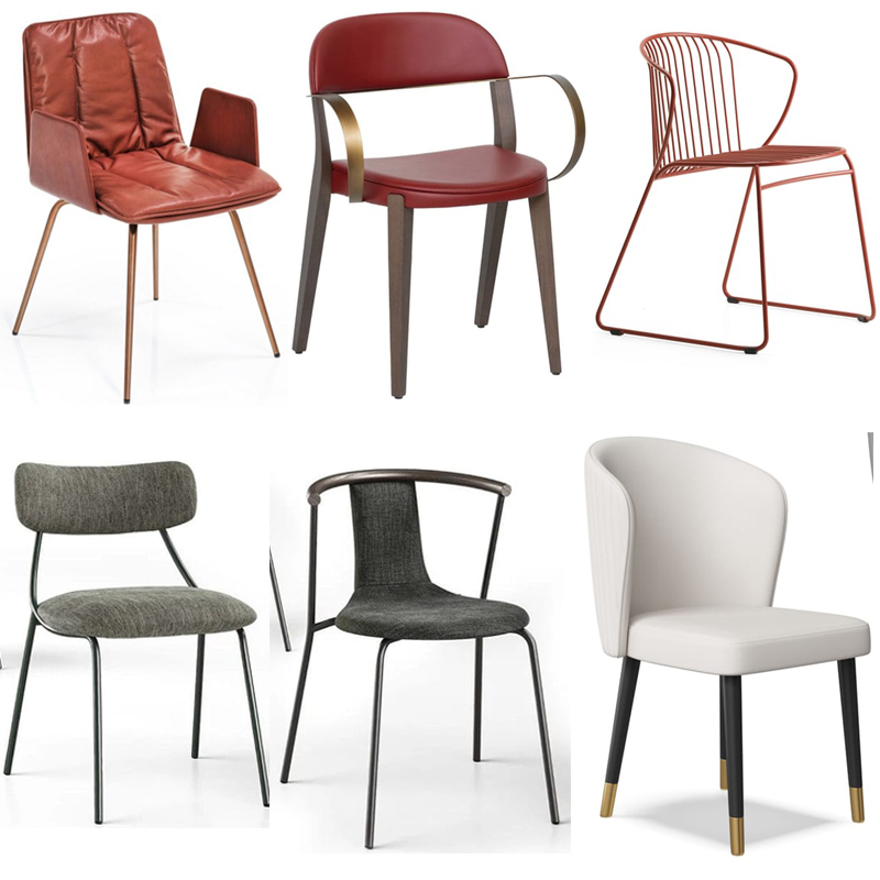 10款意大利Mario Ferrarini設(shè)計餐椅 Wittmann休閑化妝椅輕盈極簡鍍金輕奢系列家具